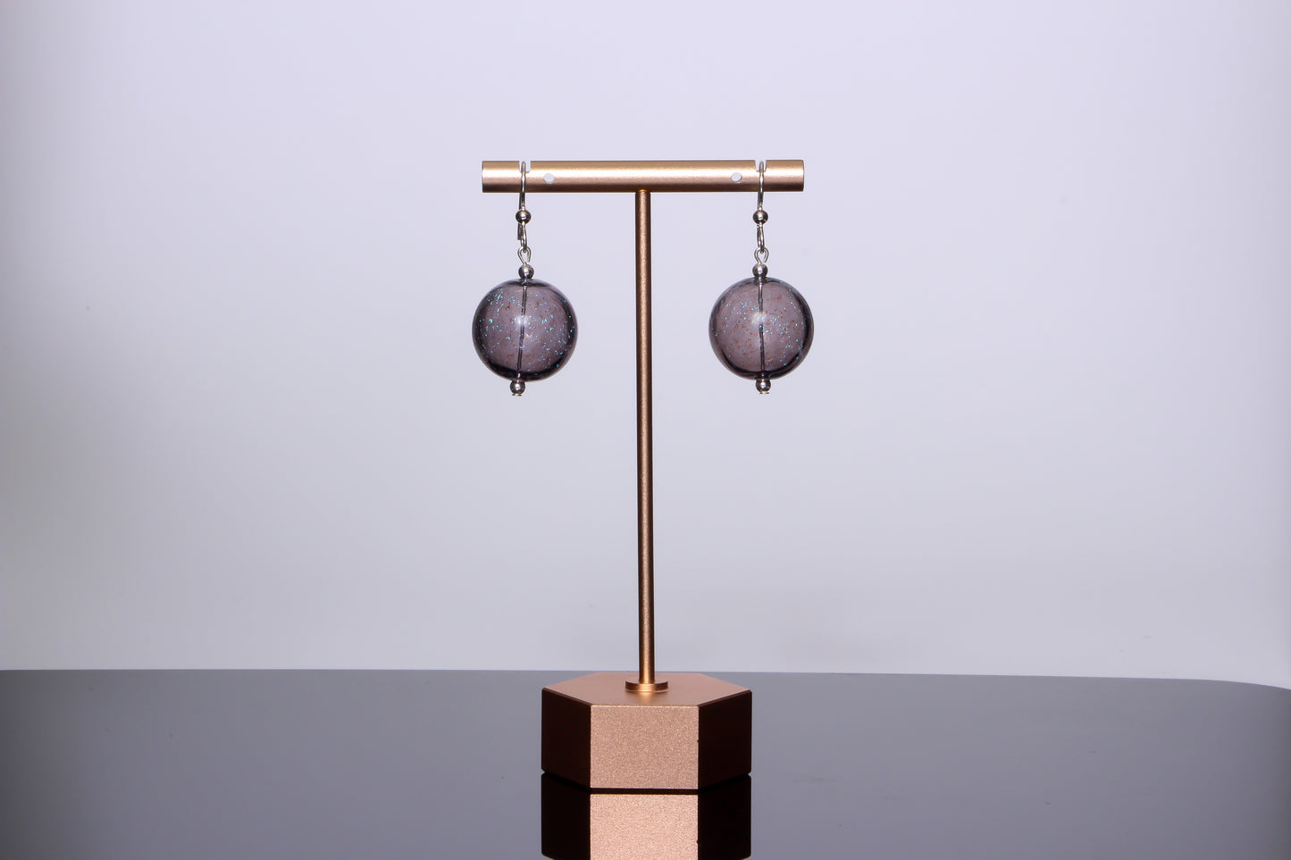 The Genesis Earring: Black Dichro