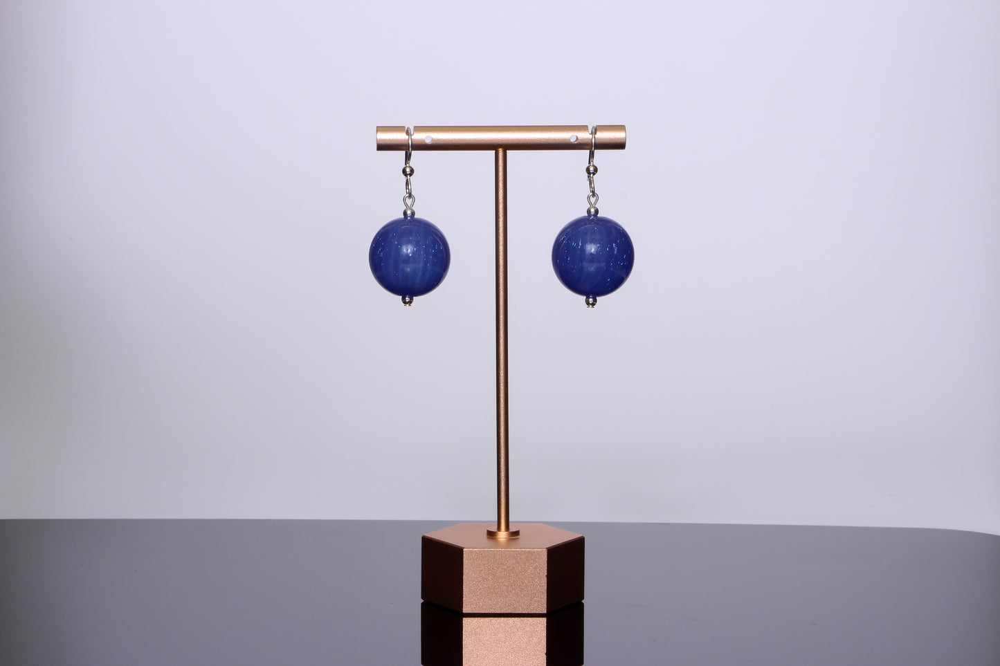 The Genesis Earring: Dichro Perriwinkle