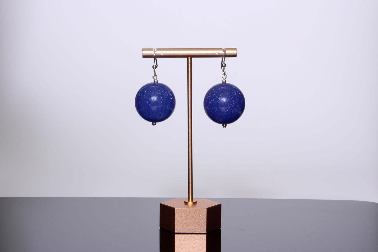 The Genesis Earring: Dichro Perriwinkle