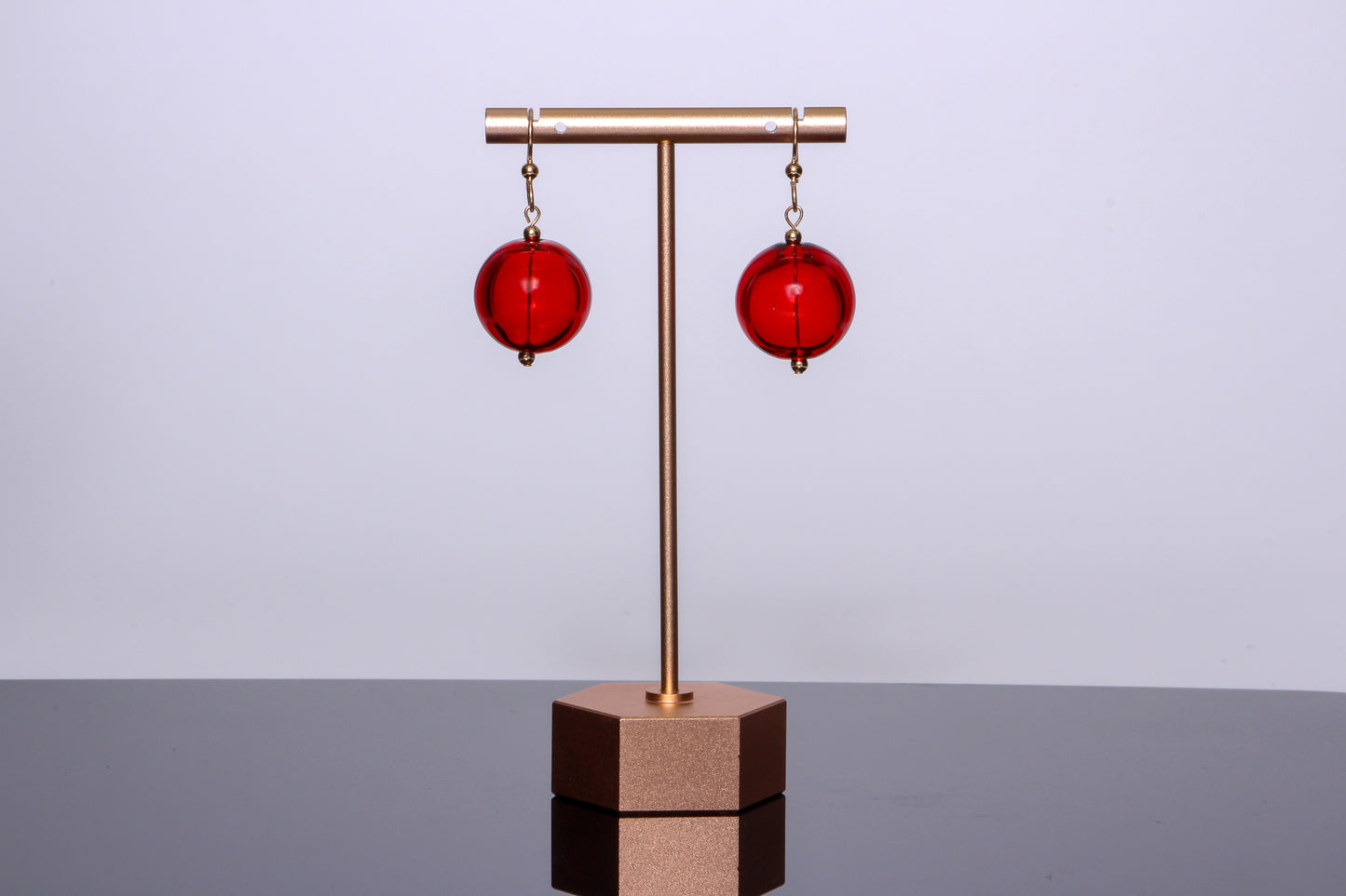 The Genesis Earring: Pomegranate