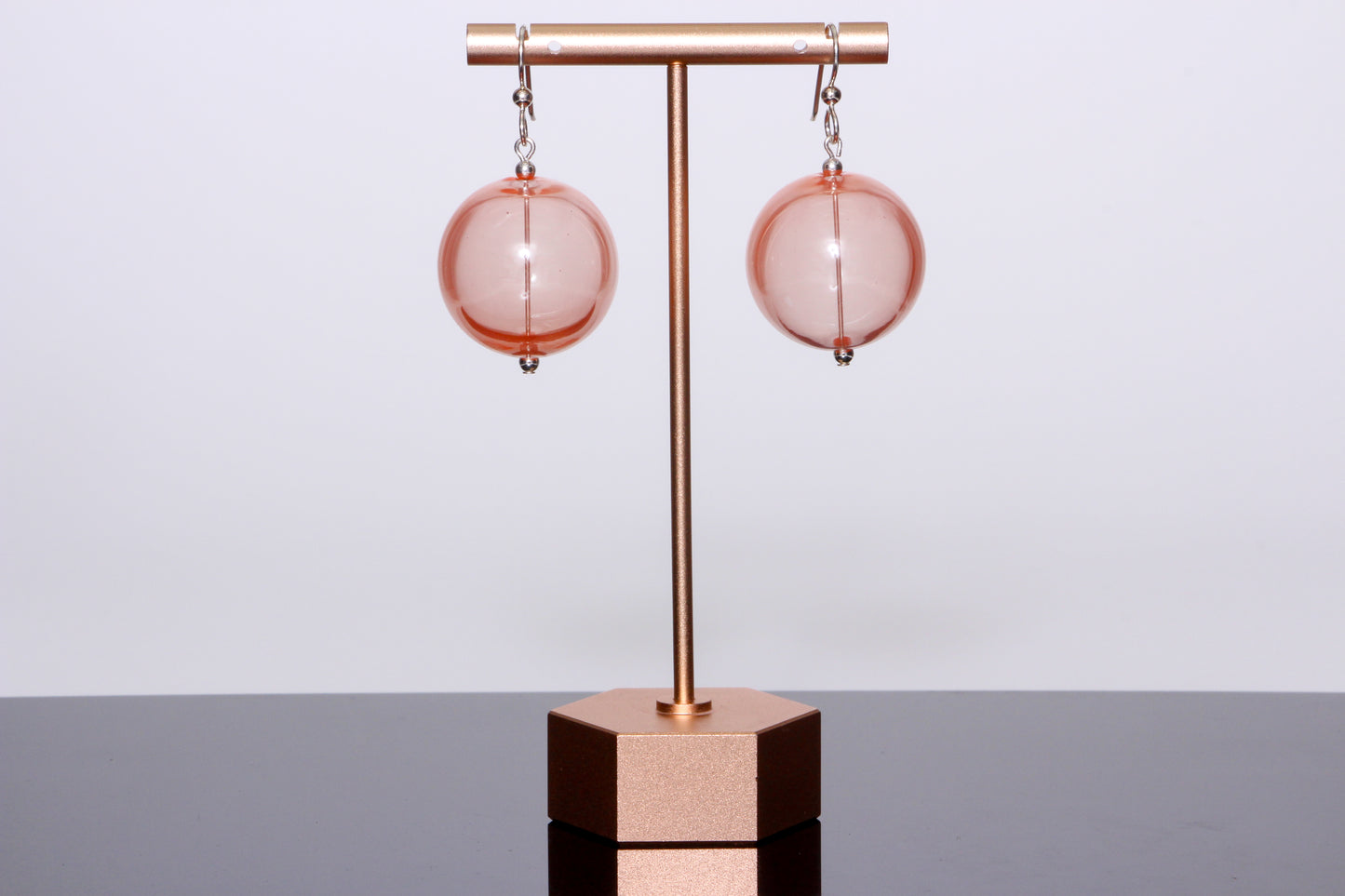 The Genesis Earring: Coral Orange