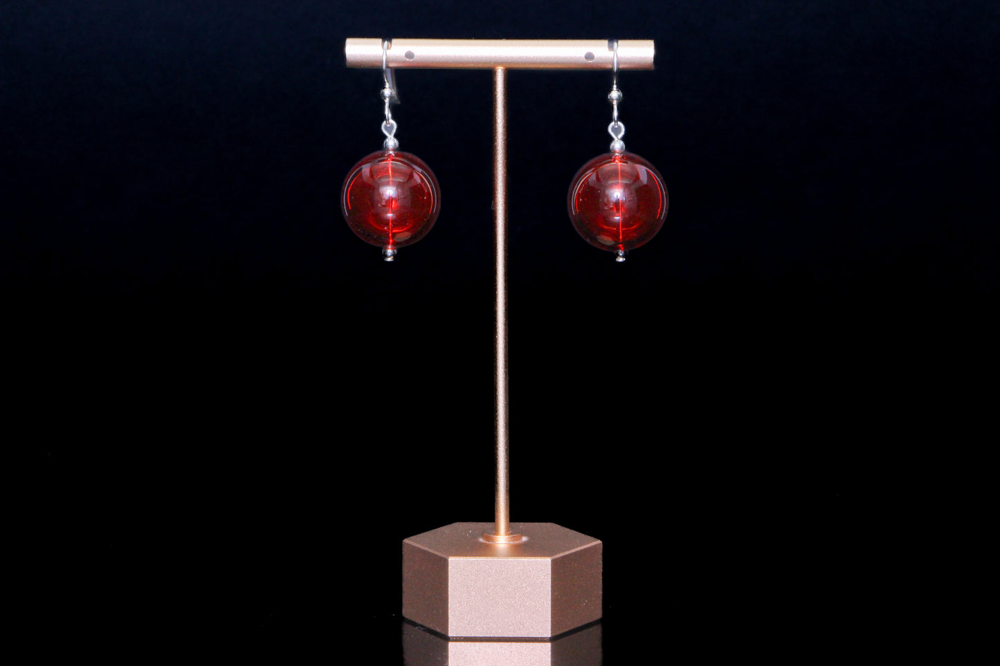 The Genesis Earring: Pomegranate