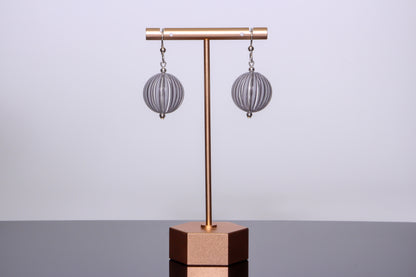 The Genesis Earring: Clear & White