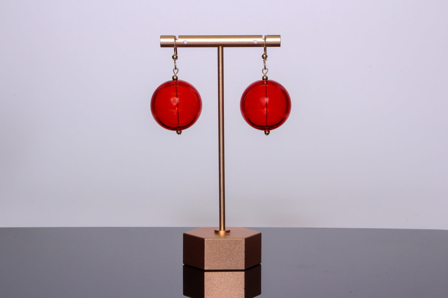 The Genesis Earring: Pomegranate