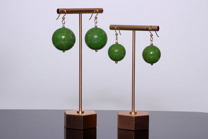 The Genesis Earring: Green Dichro