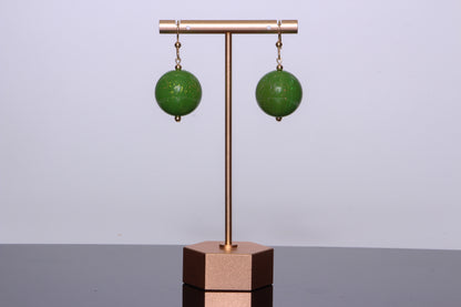 The Genesis Earring: Green Dichro