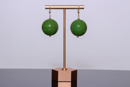The Genesis Earring: Green Dichro