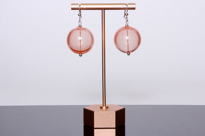 The Genesis Earring: Coral Orange