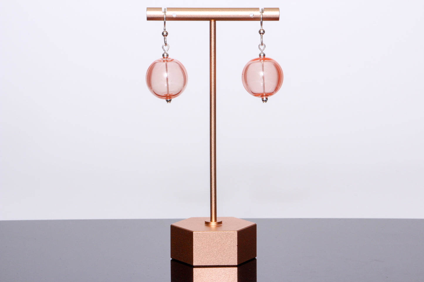 The Genesis Earring: Coral Orange
