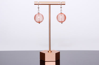 The Genesis Earring: Coral Orange