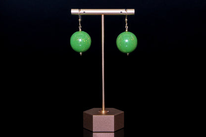 The Genesis Earring: Green Dichro