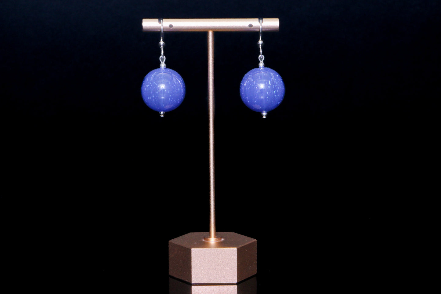 The Genesis Earring: Dichro Perriwinkle