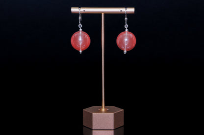 The Genesis Earring: Coral Red
