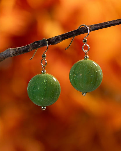 The Genesis Earring: Green Dichro