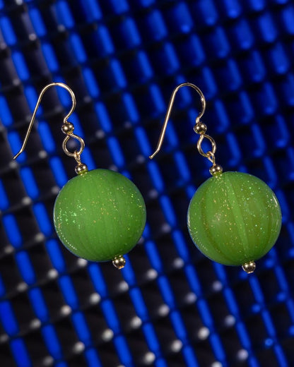 The Genesis Earring: Green Dichro